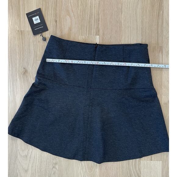NWT Thakoon London Charcoal Mini Casual Winter Skirt Size MEDIUM - Picture 4 of 8
